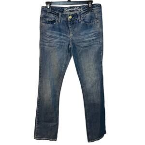 American Eagle Women’s True Boot Medium Wash Jeans Size 4 Long